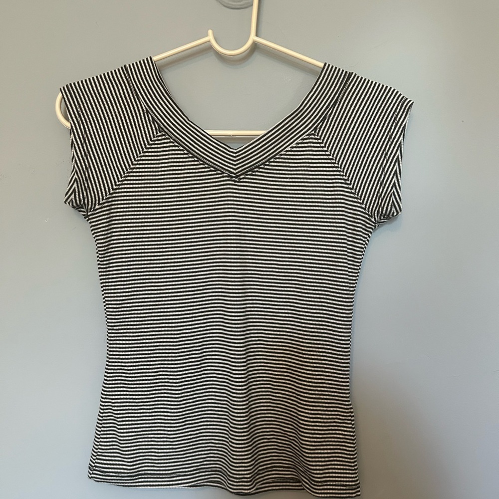 Urban outfitters black/white striped top